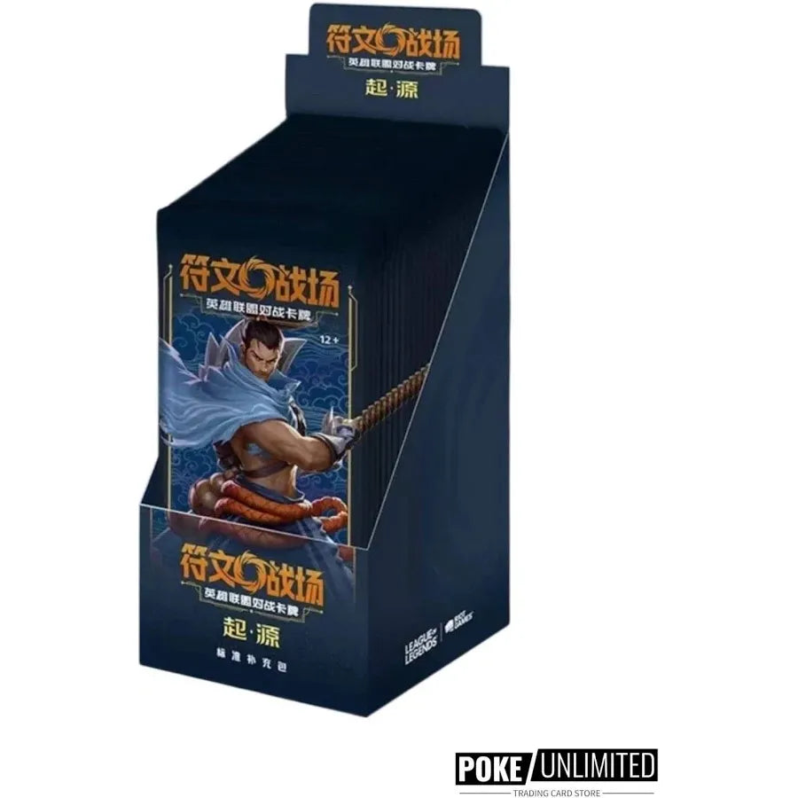 Riftbound League of Legends Origin Slim Booster Box IT'S TIME! Sports Cards, TCG and eSports Riftbound League of Legends Origin Slim Booster Box IT'S TIME! Sports Cards, TCG and eSports