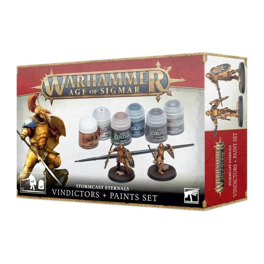 Warhammer Age of Sigmar Stormcast Eternals Vindicators Paint Set