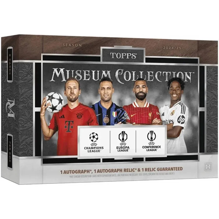 2024-25 Topps UEFA Club Competitions Museum Collection Soccer Hobby Box