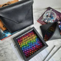 Rainbow Dragon Scale Square Dice Tray
