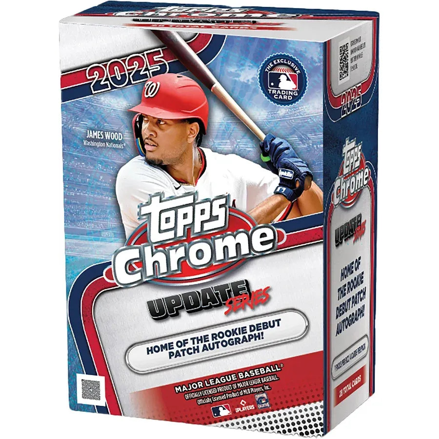 2025 Topps Chrome Update Series Baseball Blaster Box