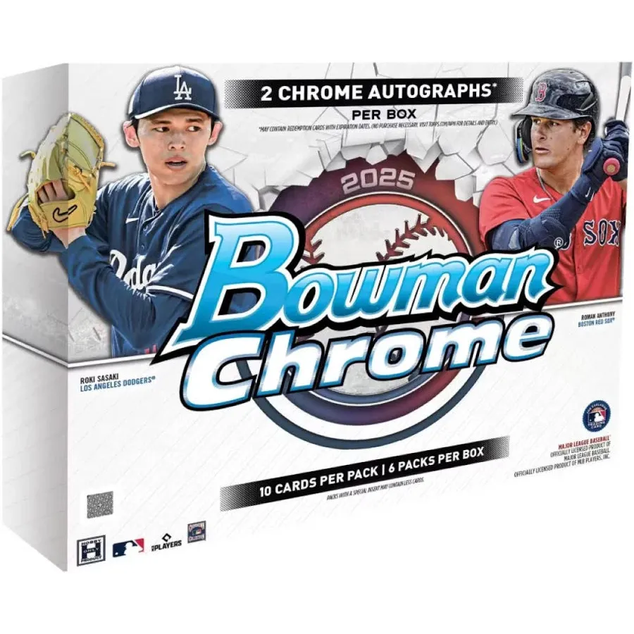 2025 Bowman Chrome Baseball Hobby Box