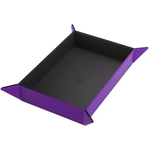 Black/Purple Magnetic Rectangular Dice Tray