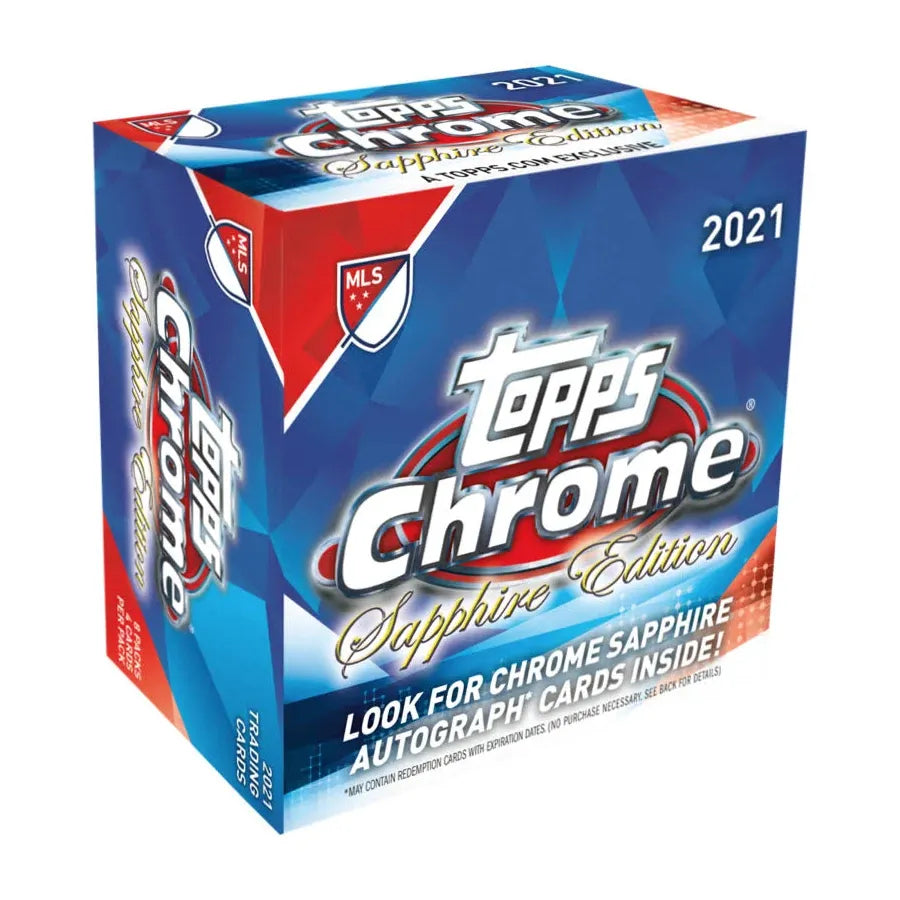 2024 Topps Chrome MLS Hobby Box Sapphire Edition