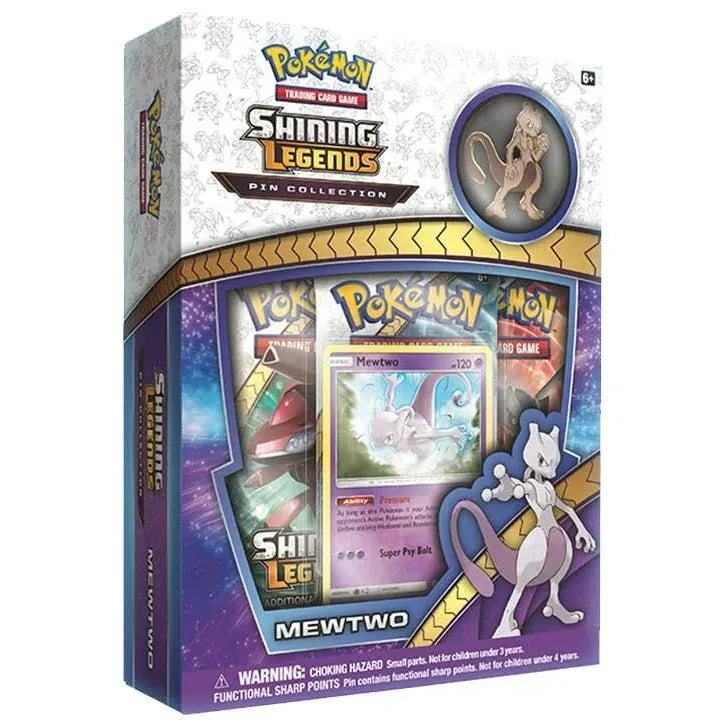 Pokémon Shining Legends Mewtwo Pin Box