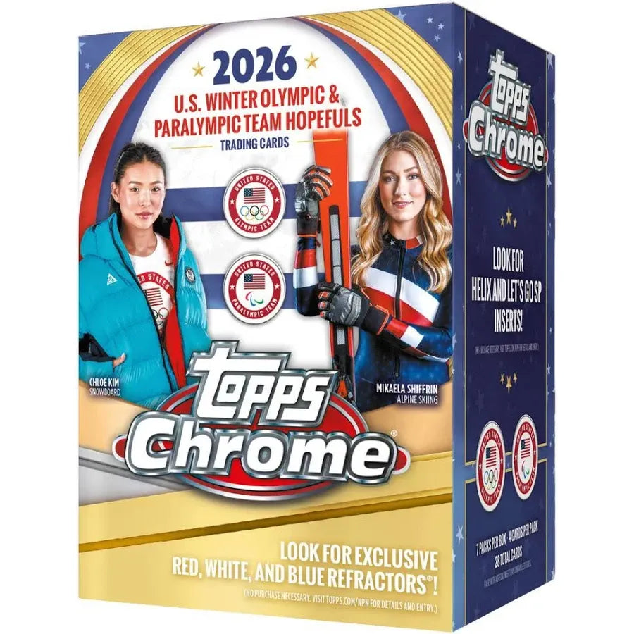 2027 Topps Chrome U.S. Winter Olympics & Paralympic Team Hopefuls Blaster Box
