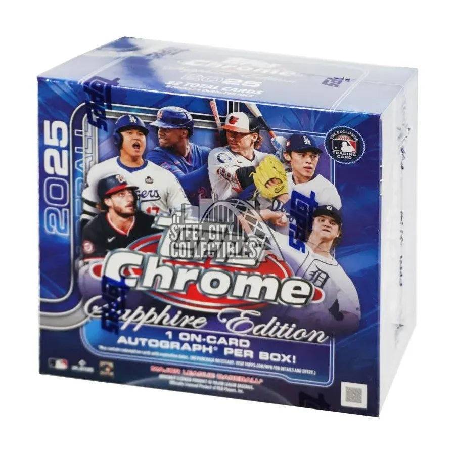 2025 Topps Chrome Baseball Sapphire Edition Hobby Box