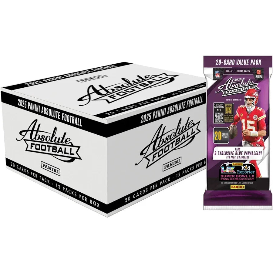 2025 Panini Absolute NFL Trading Card Fat Pack Box