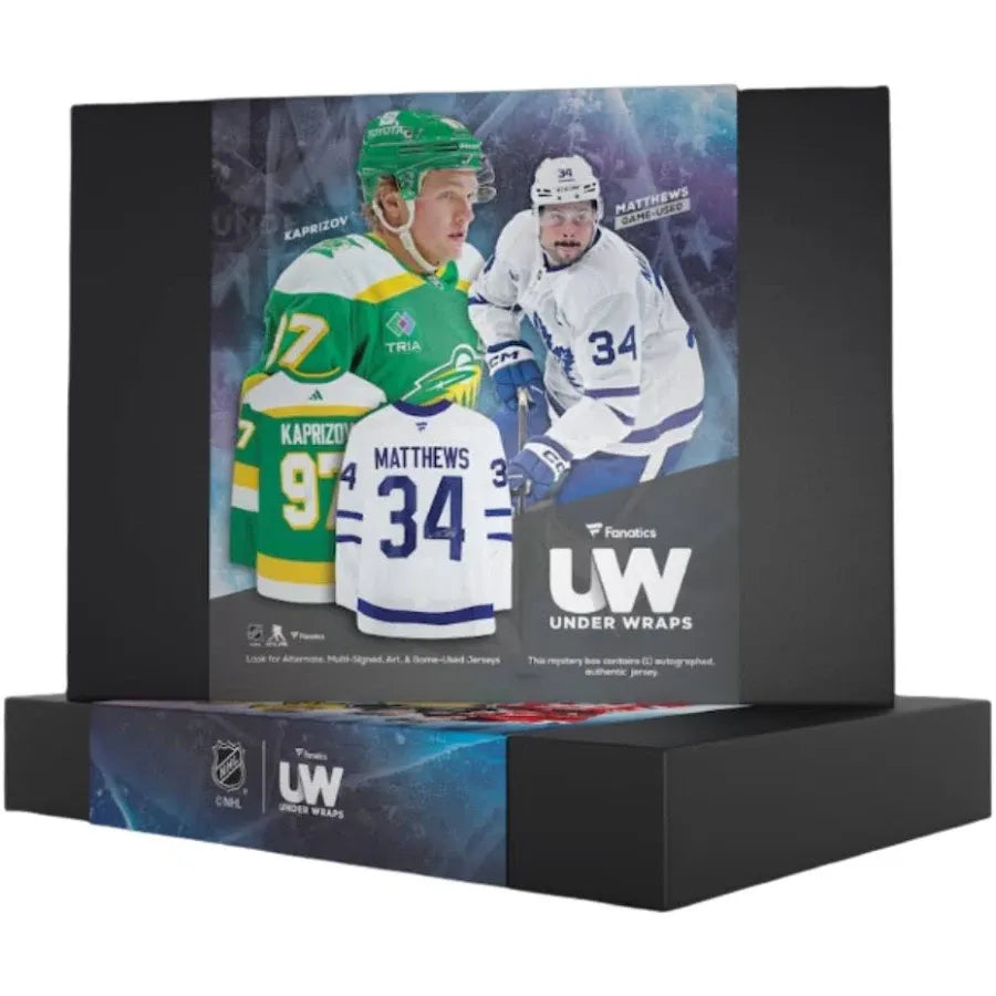2025 Under Wraps Autographed Single Jersey Hockey Mystery Box
