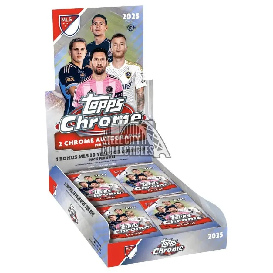 2025 Topps Chrome MLS Hobby Box