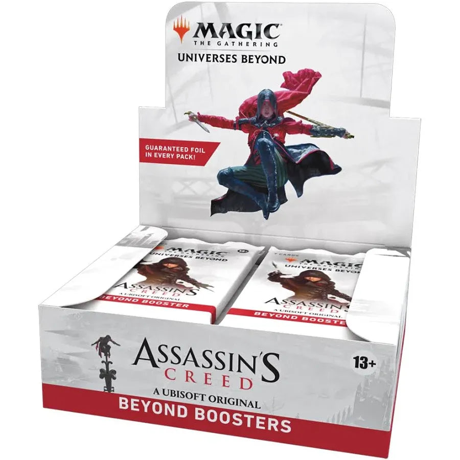 Universes Beyond Assassin's Creed Beyond Booster Display