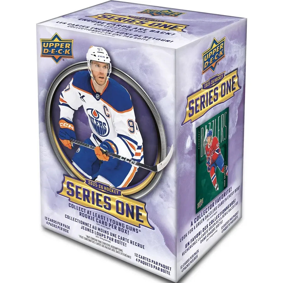2025/26 Upper Deck Series 1 Hockey Blaster Box