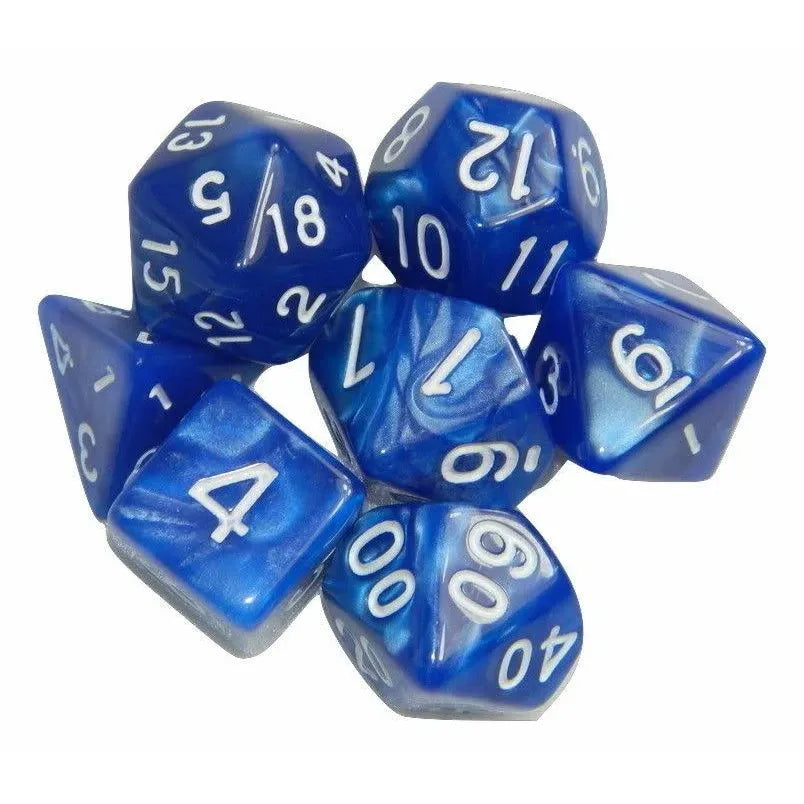 Blue Polyhedral Dice (7 Count)