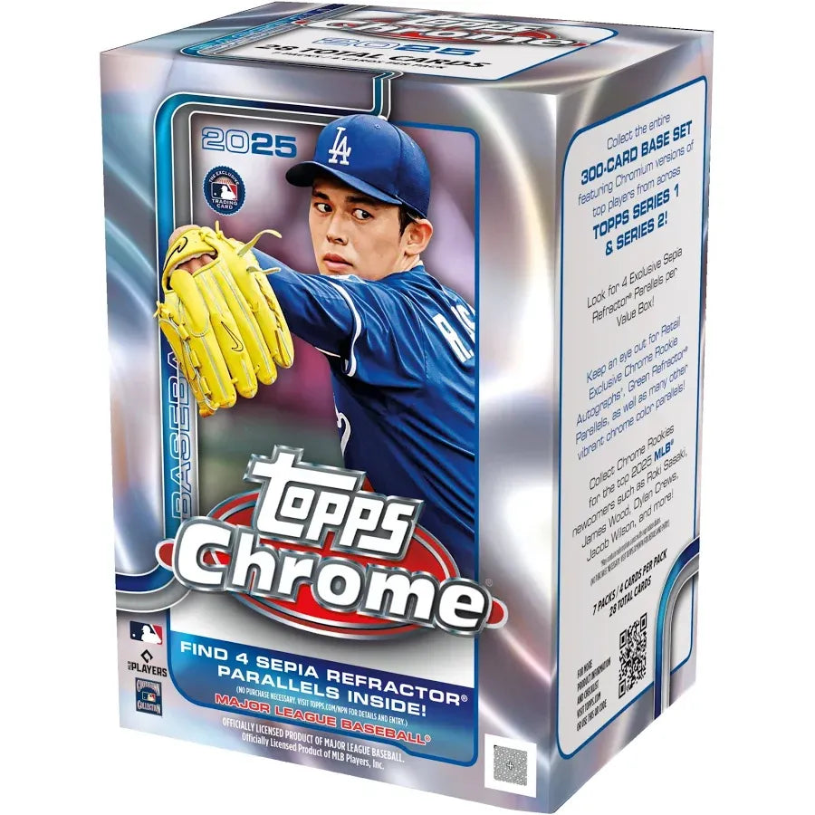 2025 Topps Chrome Baseball Blaster Box