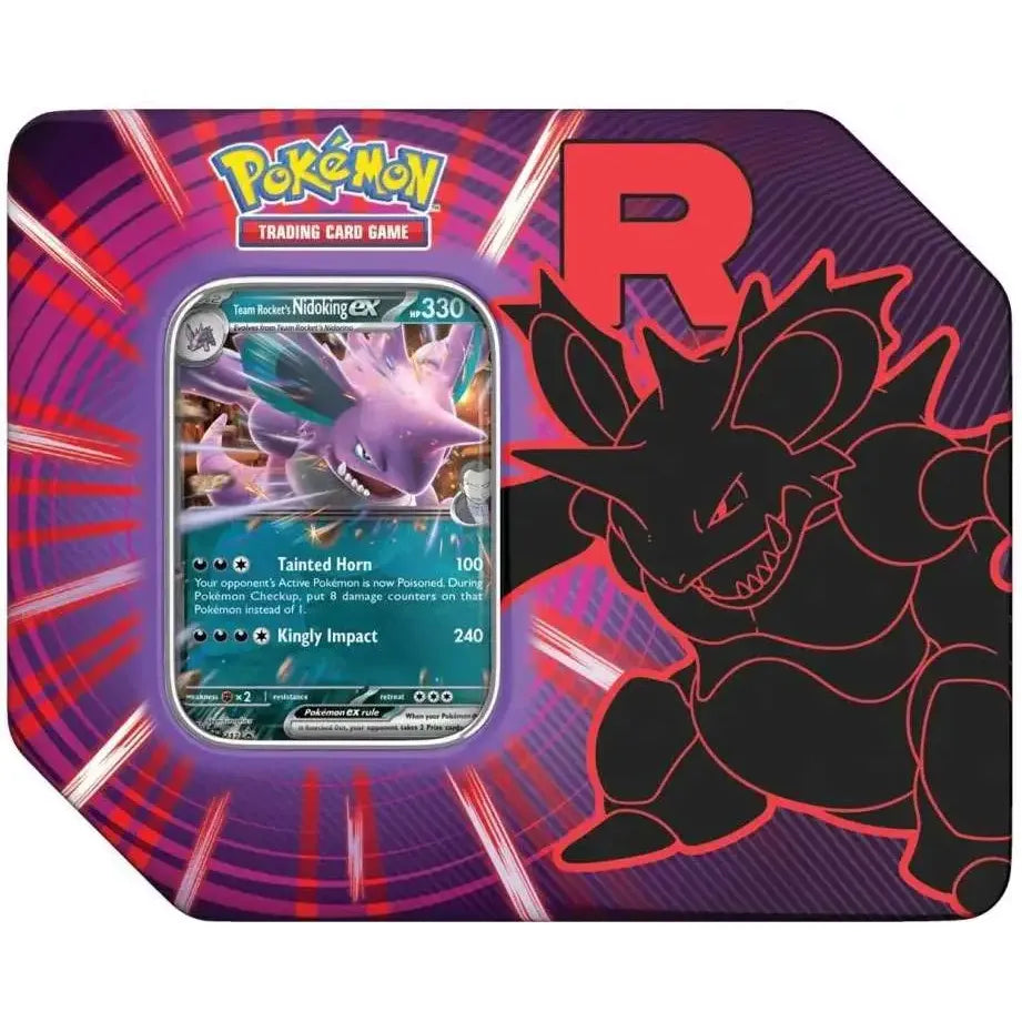 Pokemon Team Rocket Tin [Team Rocket's Nidoking ex]